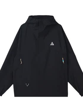 Nike ACG STORM-FIT男款黑色连帽拉链工装休闲夹克外套DV9416-010