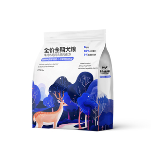 妙斯顿三种肉配方鹿肉狗粮通用型冻干成犬幼犬小型犬泰迪5斤装