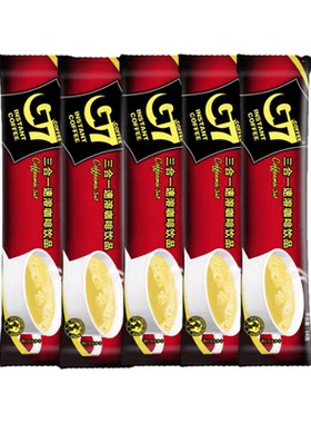 越南咖啡进口中原G7原味三合一速溶学生办公提神饮品浓郁袋装特浓