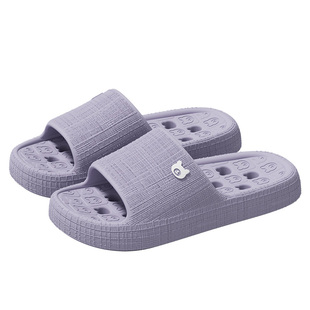 情侣浴室拖鞋女2026新款夏季室内家居家洗澡厚底防滑漏水孔凉拖鞋