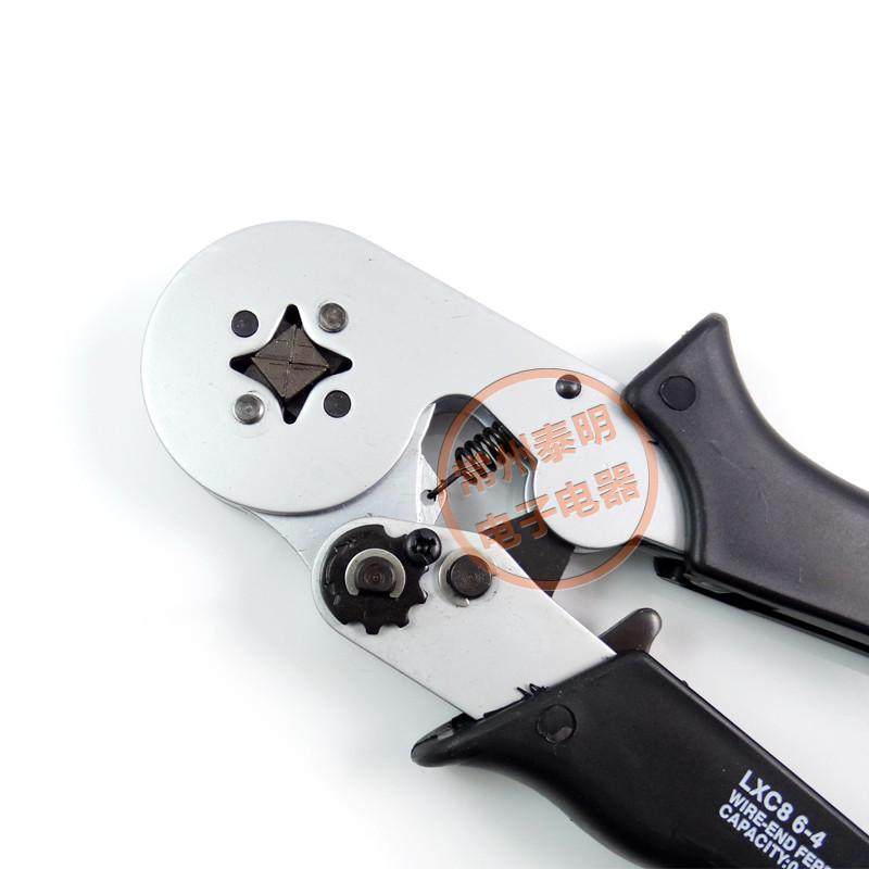 LXC8欧式6-4管型针型管状端头预绝缘线鼻子接线压线钳冷压端子夹