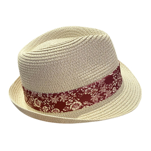 夏季新款旅游度假草编爵士帽子女款民族风草帽海边沙滩小礼帽百搭