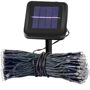 太阳能户外灯庭院LED室外灯串防水超亮圣诞节日满天星装饰彩灯带