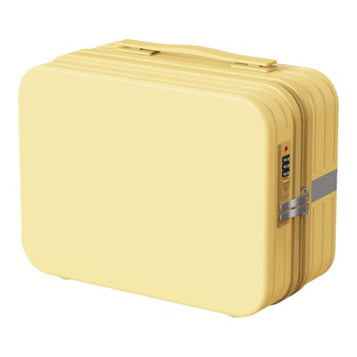 高颜值黄色密码化妆箱伴手礼