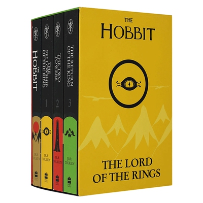 指环王霍比特人4册套装 The Hobbit and The Lord of the Rings Boxed Set 英文原版 英文版托尔金魔幻小说 进口原版英语书籍