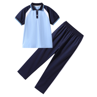 辽宁省锦州市中小学生夏季款统一校服学校指定宽松运动三件套套装