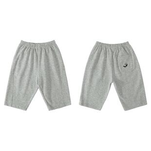 儿童九分裤春季男童卫裤夏季休闲裤女童直筒裤春秋长裤宝宝裤子