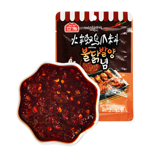 秀彬家园 韩式辣鸡爪酱 韩国火辣鸡爪酱料延吉辣炒调料延边朝鲜族