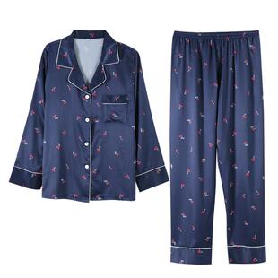 睡衣女夏套装短袖两三七件套冰丝绸韩版樱桃家居服草莓时光记