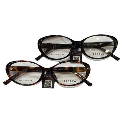 眼镜框施洛华椭圆超轻