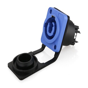 三芯舞台灯功放音响音箱用防水公母电源插头 纽崔克卡侬接口插座