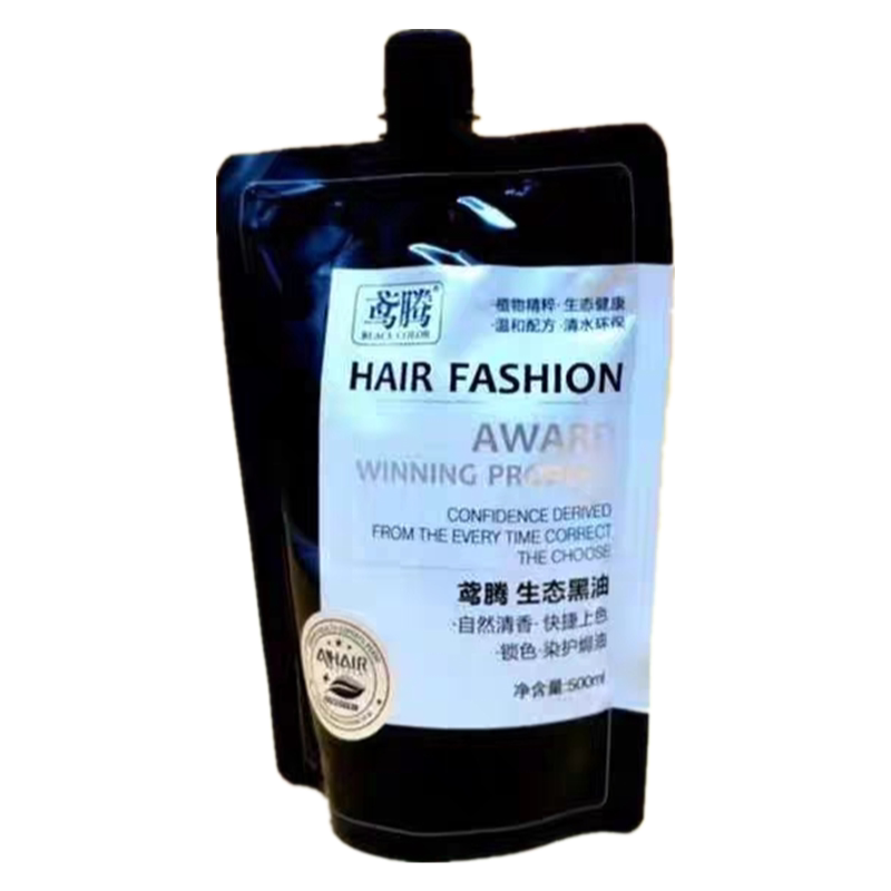 鸢腾盖白发自然黑清水焗油膏不沾头皮450/2(赠工具一套)