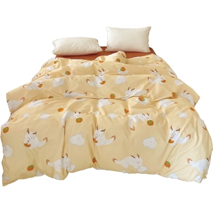 万柿兴龙 温暖好寓意春节原创全棉被套加厚磨毛被罩单品秋冬被单