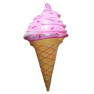 酒吧餐厅装饰 ins同款冰淇淋充气玩具游泳圈 夏天戏水凹照型道具