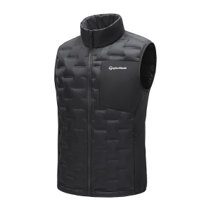 Taylormade泰勒梅冬季新款羽绒马甲男士保暖背心90白鸭绒防风防水