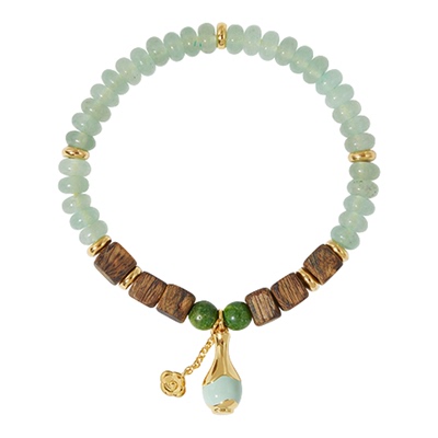 HERBE合璧 福禄来春瓶手串沉香东陵玉珐琅手饰日常通勤时尚百搭女