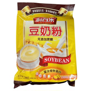 利百乐原味豆浆粉豆奶粉冲泡去渣大豆粉营养家用早餐皇城石碾同厂
