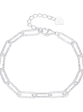 小众设计ins手链s925银波光粼粼