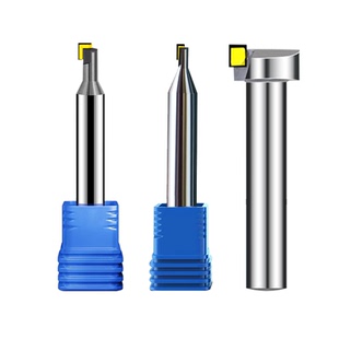 MCD单晶钻石铣刀铝用高光刀亚克力镜面铣刀钻石刀倒角刀铜铝合金