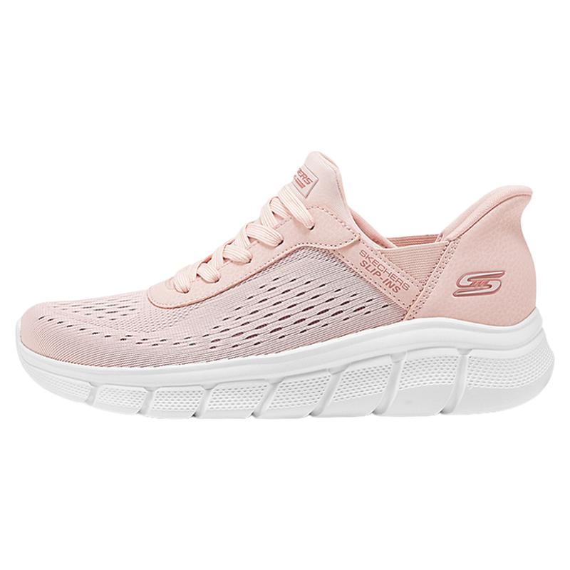 闪穿鞋Skechers斯凯奇网面透气一脚蹬运动休闲鞋秋软底不累脚女鞋
