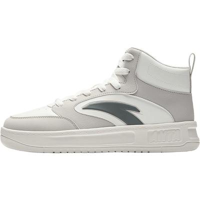 安踏轻松2高帮板鞋男鞋2025秋季