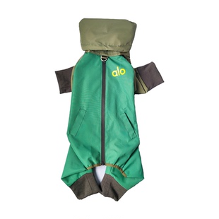 狗狗冲锋衣可牵引雪纳瑞泰迪比熊美卡边牧中小型宠物服装保暖防风