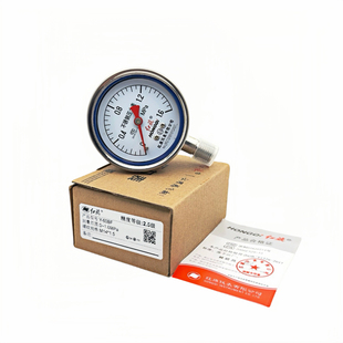 正品红旗不锈钢压力表Y60BF耐高温耐酸碱304真空表抗震蒸汽压力表