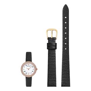 适配阿玛尼满天星AR11356 11357 AR11433玫瑰小圆盘真皮表带12mm