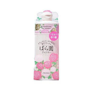 洗发水资生堂玫瑰园持久留香无硅