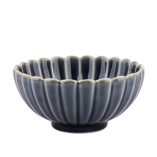 白色中式花瓣矿物釉高温细瓷文艺创意设计餐具色釉家用面碗米饭碗