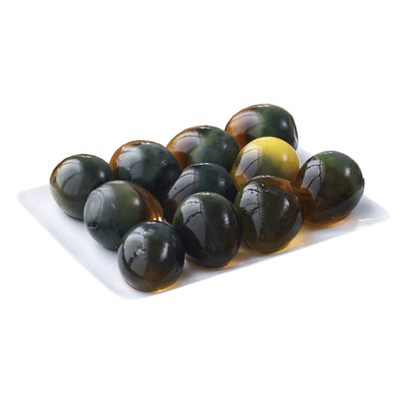 120枚鹌鹑蛋无铅松花小皮蛋糖心变蛋皮蛋新鲜溏心鹌鹑皮蛋饭店用