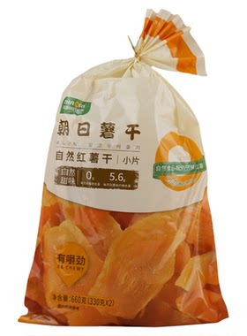 ZHAORI地瓜干青岛朝日红薯干小条片边角不加糖软糯原味健康零食