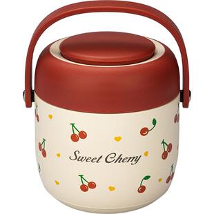 摩登主妇316L不锈钢保温饭盒焖烧杯食品级便当盒学生专用保温提桶