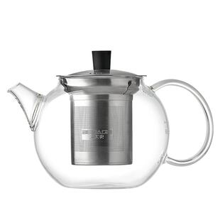 北大史茶壶  玻璃泡茶壶 单壶高硼硅耐热过滤大小容量家用沏茶壶