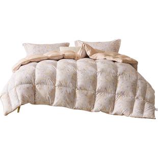 水星家纺羽绒被95白鹅绒冬被加厚保暖抗菌蓬松被子春秋被新年礼物