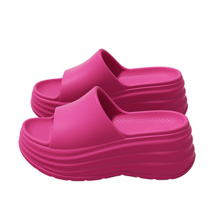 厚底拖鞋女款2026新款夏季外穿增高潮流家居室内防滑踩屎感凉拖鞋