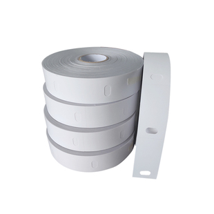 热敏裁床标 菲票纸 打孔扎单码菲标签手撕工票工号标服装空白卡纸