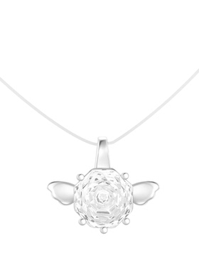 VIVIWELL羽翼玫瑰时尚气质项链