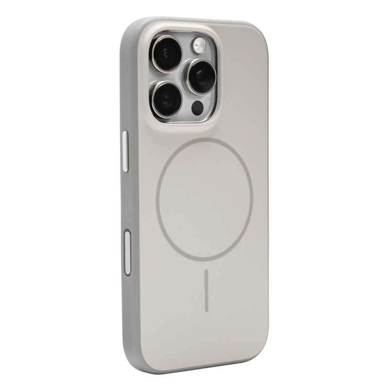 新款N52强磁吸Magsafe撞色手机壳适用iphone16promax带相机按键苹果15高级微磨砂全包防摔情侣简约男女