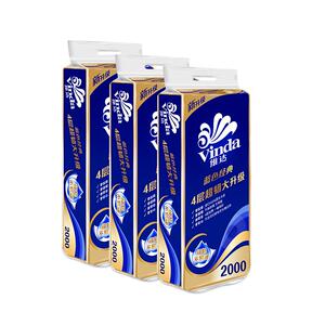 维达蓝色经典有芯卷纸4层200克30卷卫生纸巾卷筒纸手纸