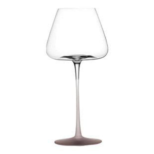 红酒杯水晶玻璃杯创意蓝粉渐变家用葡萄酒高脚杯手工高颜值红酒杯