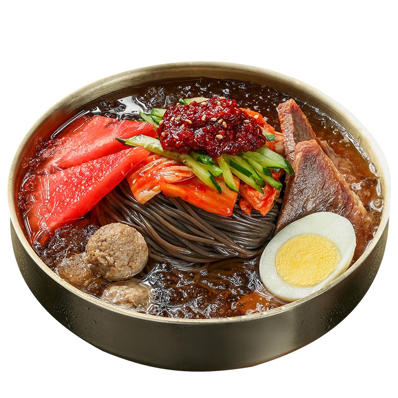 崔奶奶荞麦冷面朝鲜族冷面东北朝鲜族风味东北美食延边大冷面酸甜