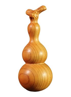 老桃木龙头葫芦木质摆件