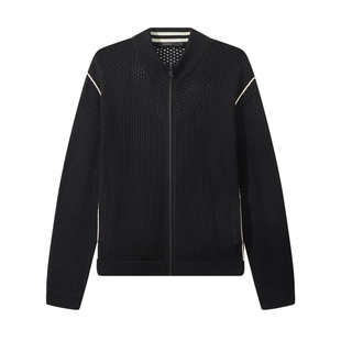 【网眼镂空提花】卡宾肌理感夹克男2026春季新款美式休闲开衫外套