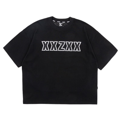 XXZXX潮牌拼接设计短袖T恤男女款