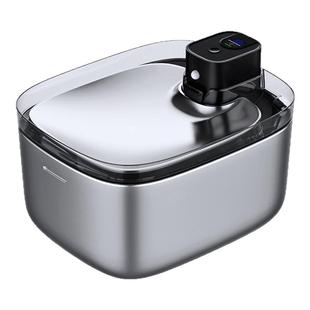 XCHO小宠智能无线猫咪饮水机不锈钢自动循环恒温加热流动水杀菌狗