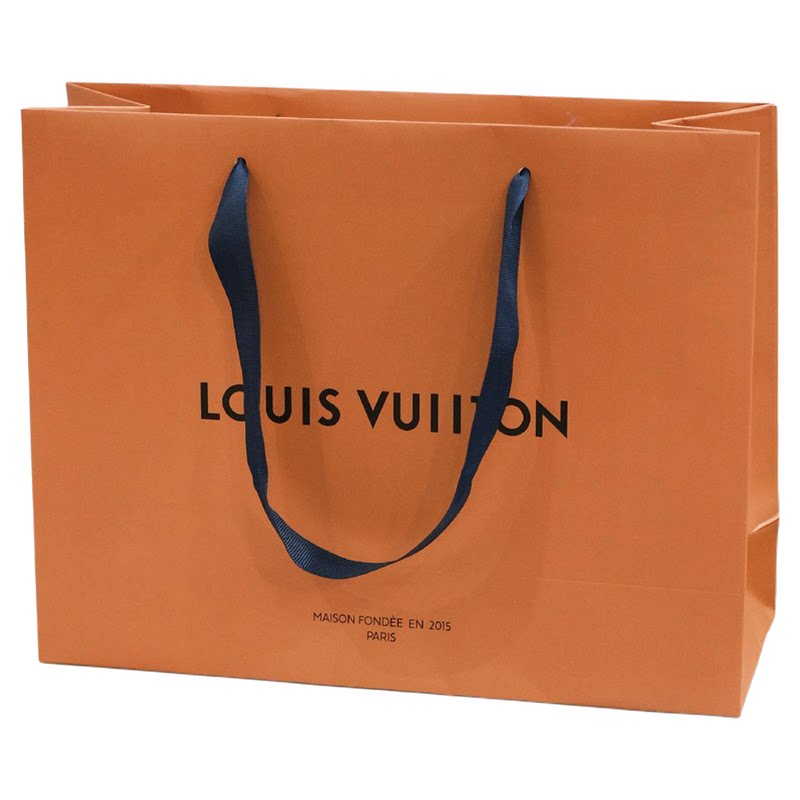 lv袋子礼品袋包装袋纸袋英文服装袋手提袋简约纸袋牛皮纸定制批发