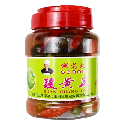 巴盟酸黄瓜500g地老大罐头咸菜