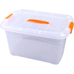 大可叔叔塑料收纳箱透明玩具书本整理箱家用手提储物盒有盖