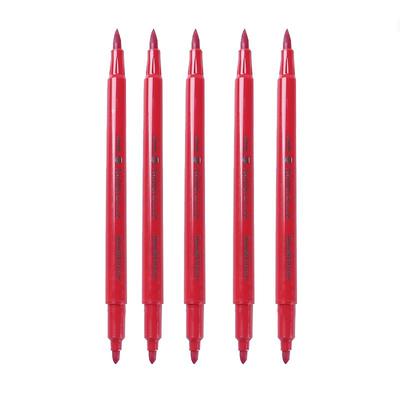 吴竹平替双头批改红笔ins水彩笔